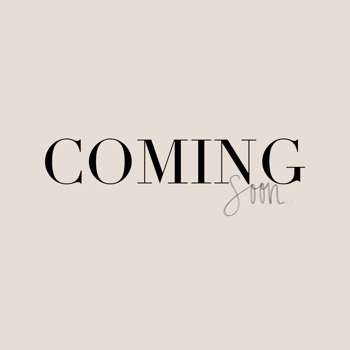 Coming soon