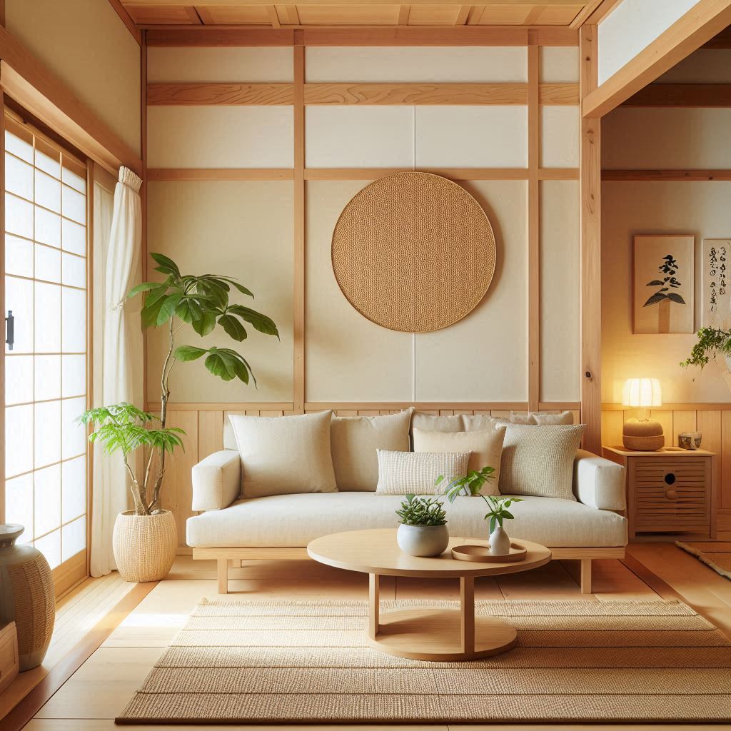 Sofá estilo Japandi